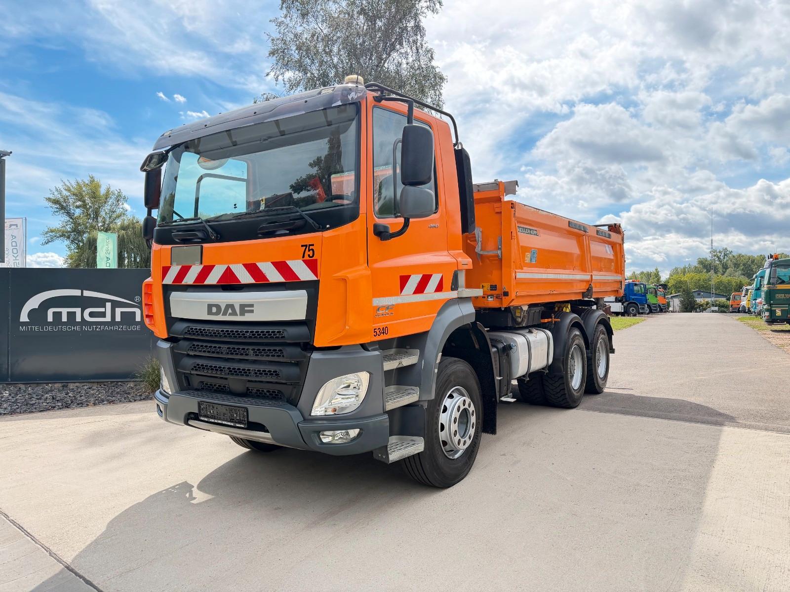 DAF CF 460 6x4 MEILLER Kipper Bordmatik AHK