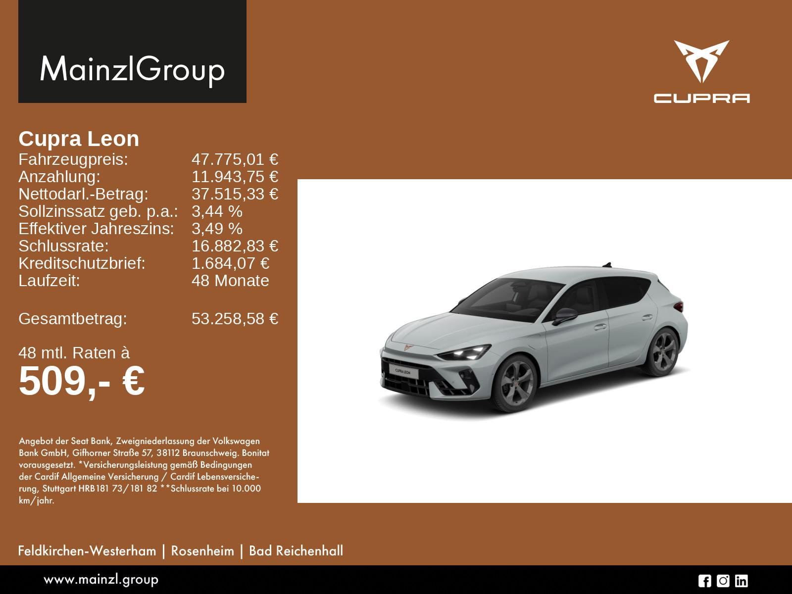 Cupra CUPRA Leon 1.5 e-HYBRID 150 kW (204 PS)