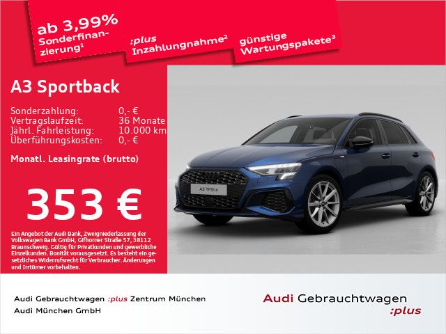 Audi A3 Sportback 40 TFSI e S tronic S line ACC/AHK/V