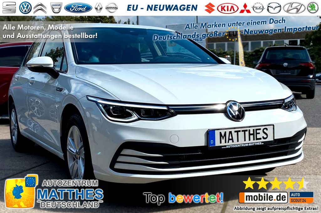 Volkswagen Golf 8 Life + Handy-NAVI*+ WinterPak+ 3Z Klim à DE-51149 Köln  Allemagne