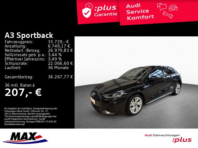 A3 Sportback 35 TDI S-LINE LED+KAMERA+VCP+PDC