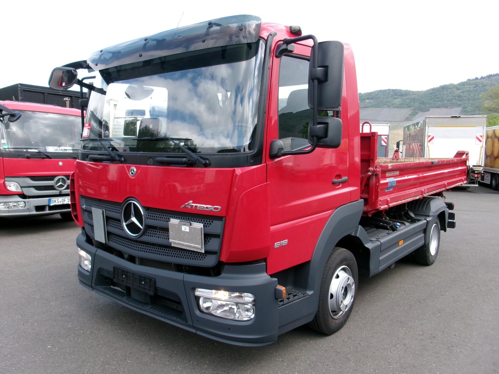 Mercedes-Benz 818 Atego*3Seit-Kipper*2x AHK*3.Sitz*Autom*Klima