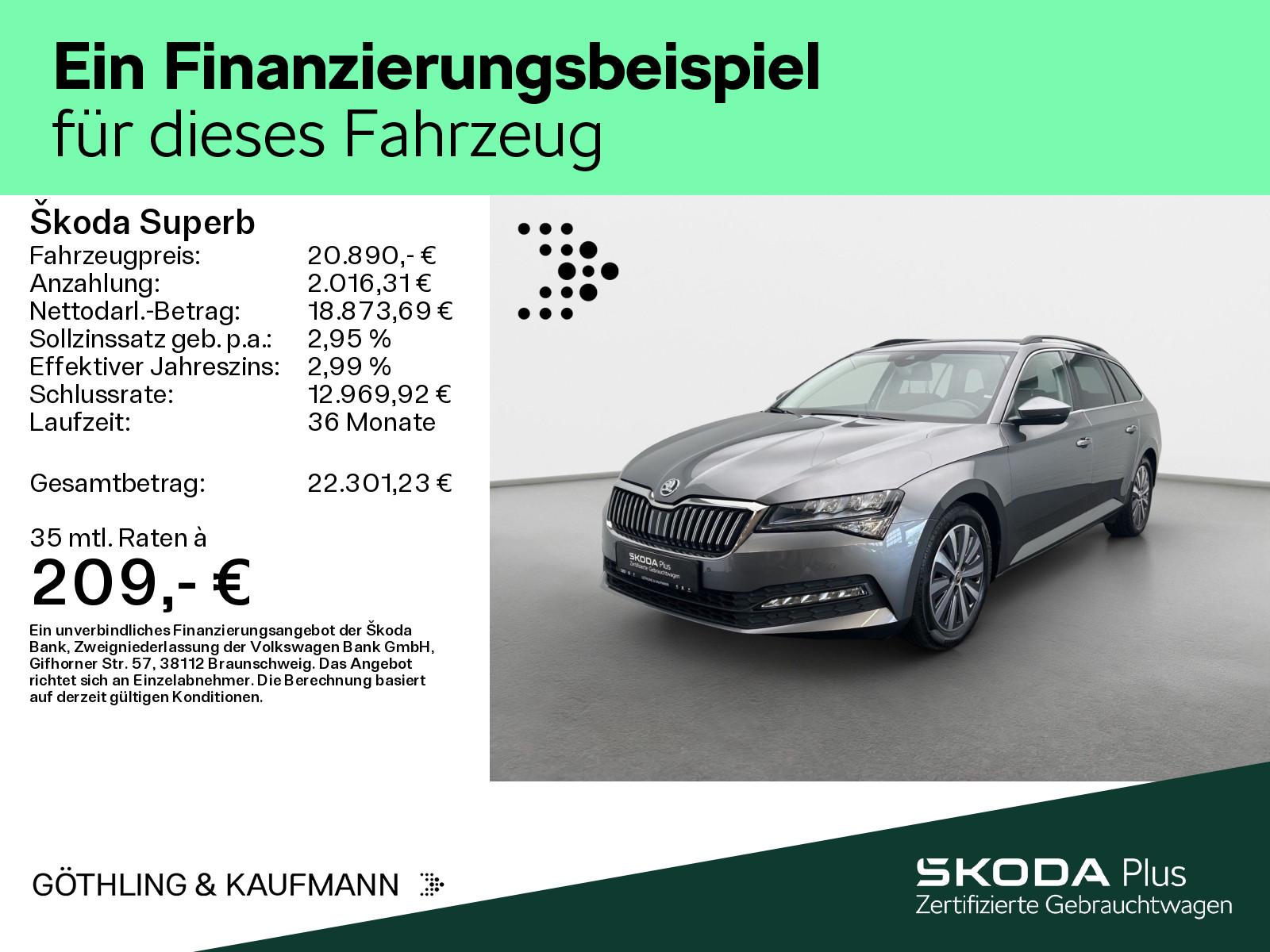 Skoda Superb Combi 2.0 TDI Ambition*NAVI*AHK*SHZ*PDC*L
