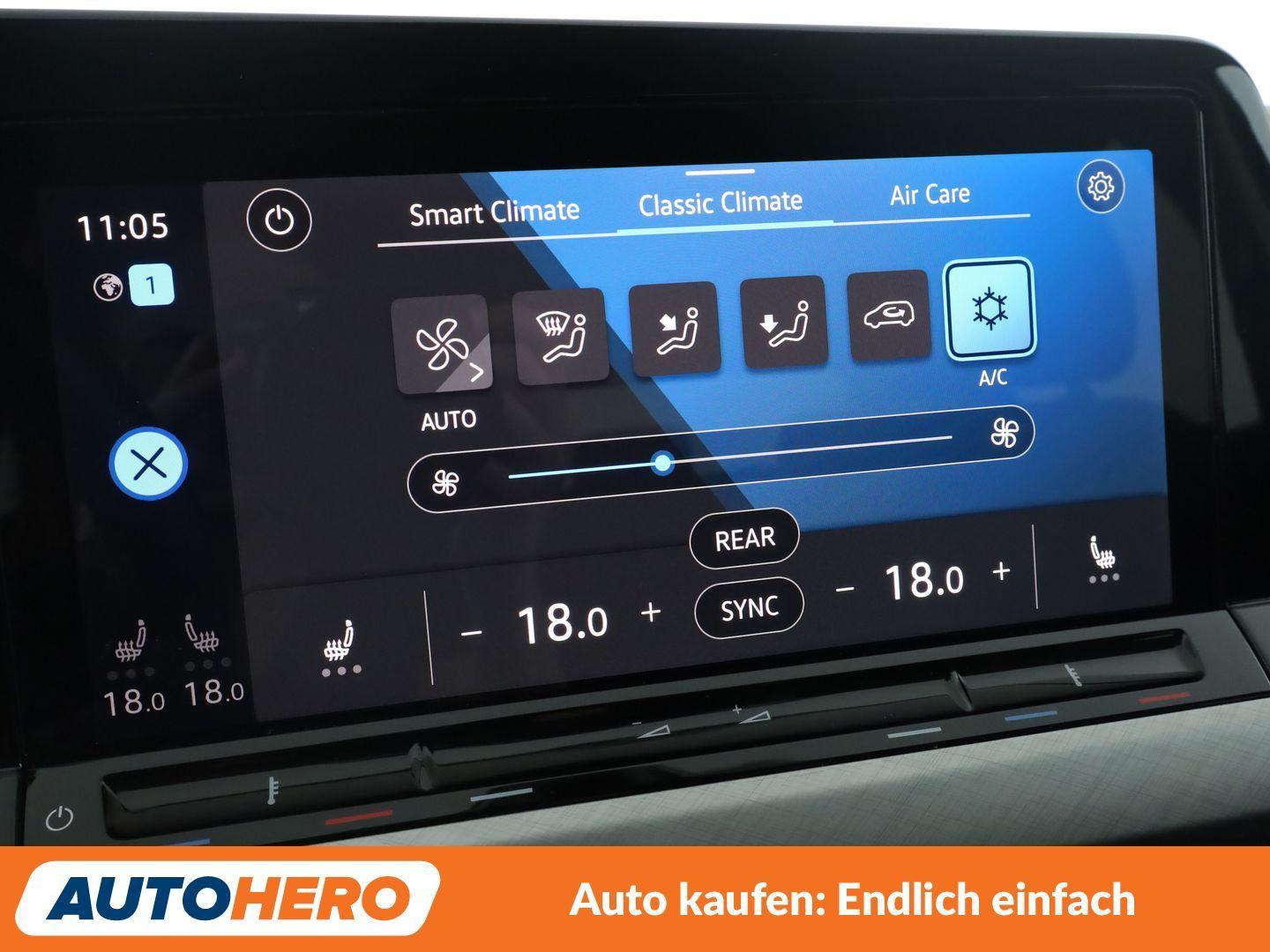 Volkswagen Golf VIII 1.5 eTSI ACT Life Aut.*NAVI*CAM*ACC*, миниатюра 22