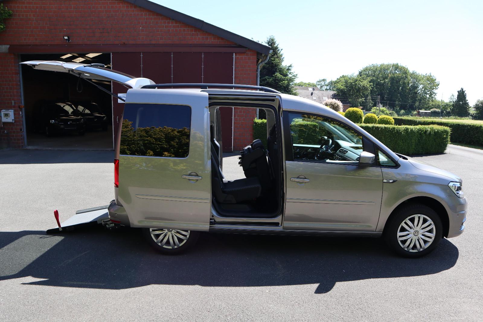 Volkswagen Caddy 1,4TSI DSG*rollstuhlgerecht*Wenderampe*AMF