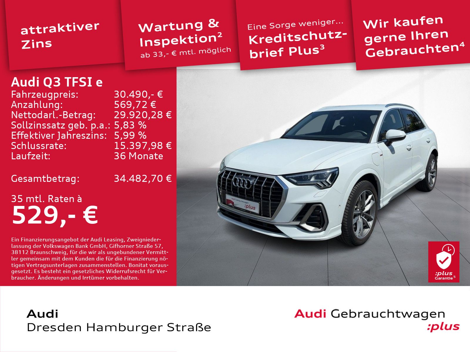 Audi Q3 TFSI e S line 45 S tronic Matrix LED DAB imagem 2