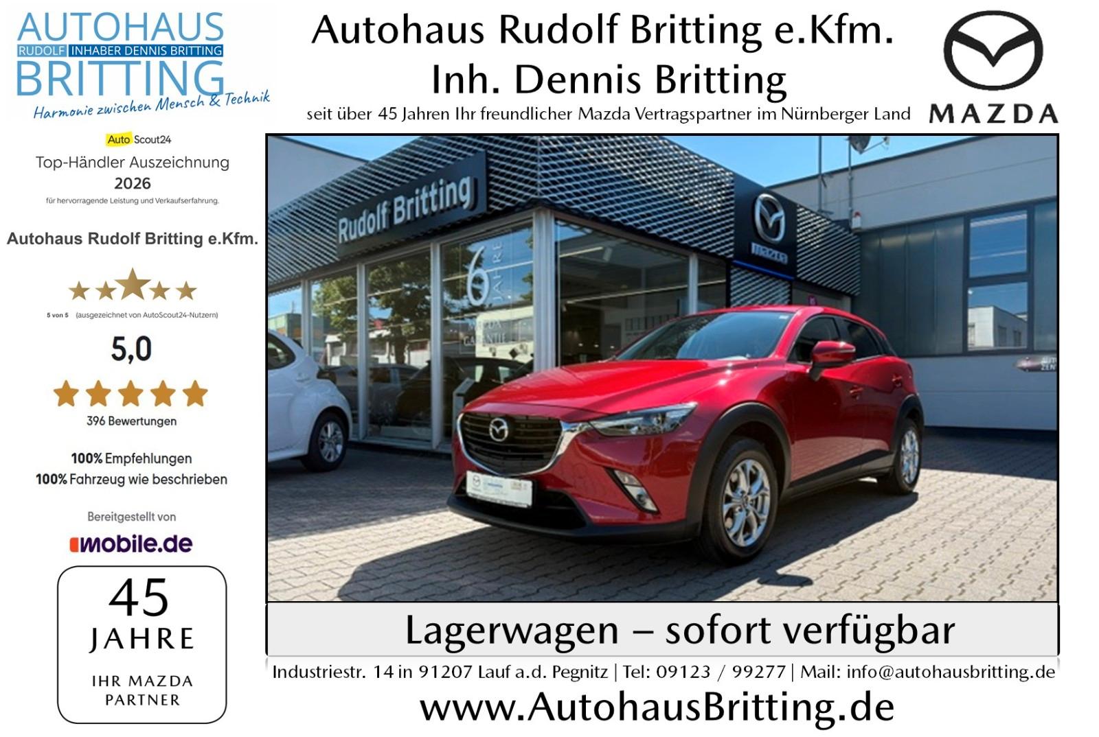 Mazda CX-3 Benzin 120PS 6GS Exclusive-Line Navi