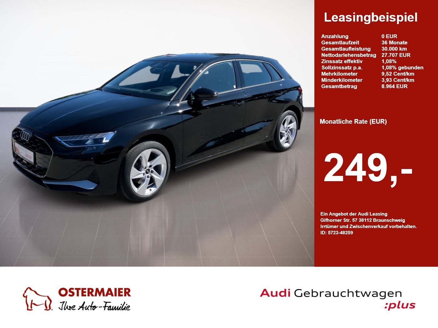 Audi A3 Sportback ADVANCED TDI 150PS S-TRONIC LED.HEA