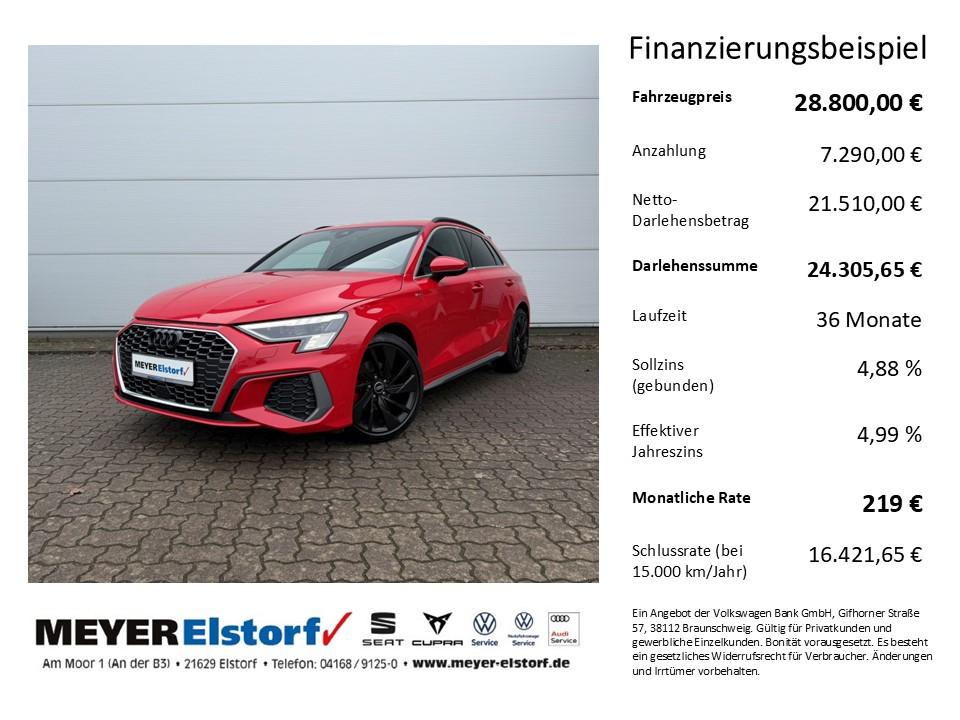 Audi A3 Sportback 35 1,5 TFSI S-line S-tronic LED-Mat