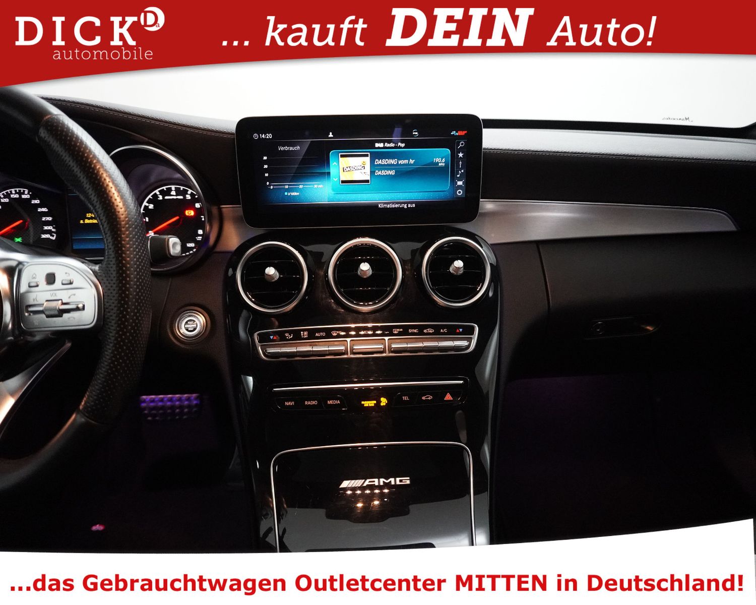 Fahrzeugabbildung Mercedes-Benz C63 AMG >CARBON+PANO+MEMO+KAM+MULTIB+NAPPA+COMAN