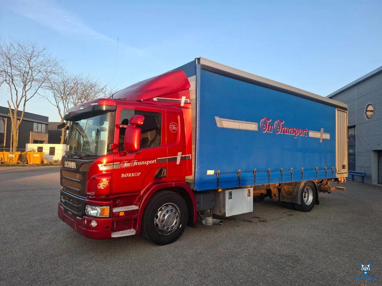 Scania P280 / CURTAIN SAILS / PLATFORM / FRIDGE / NAVI