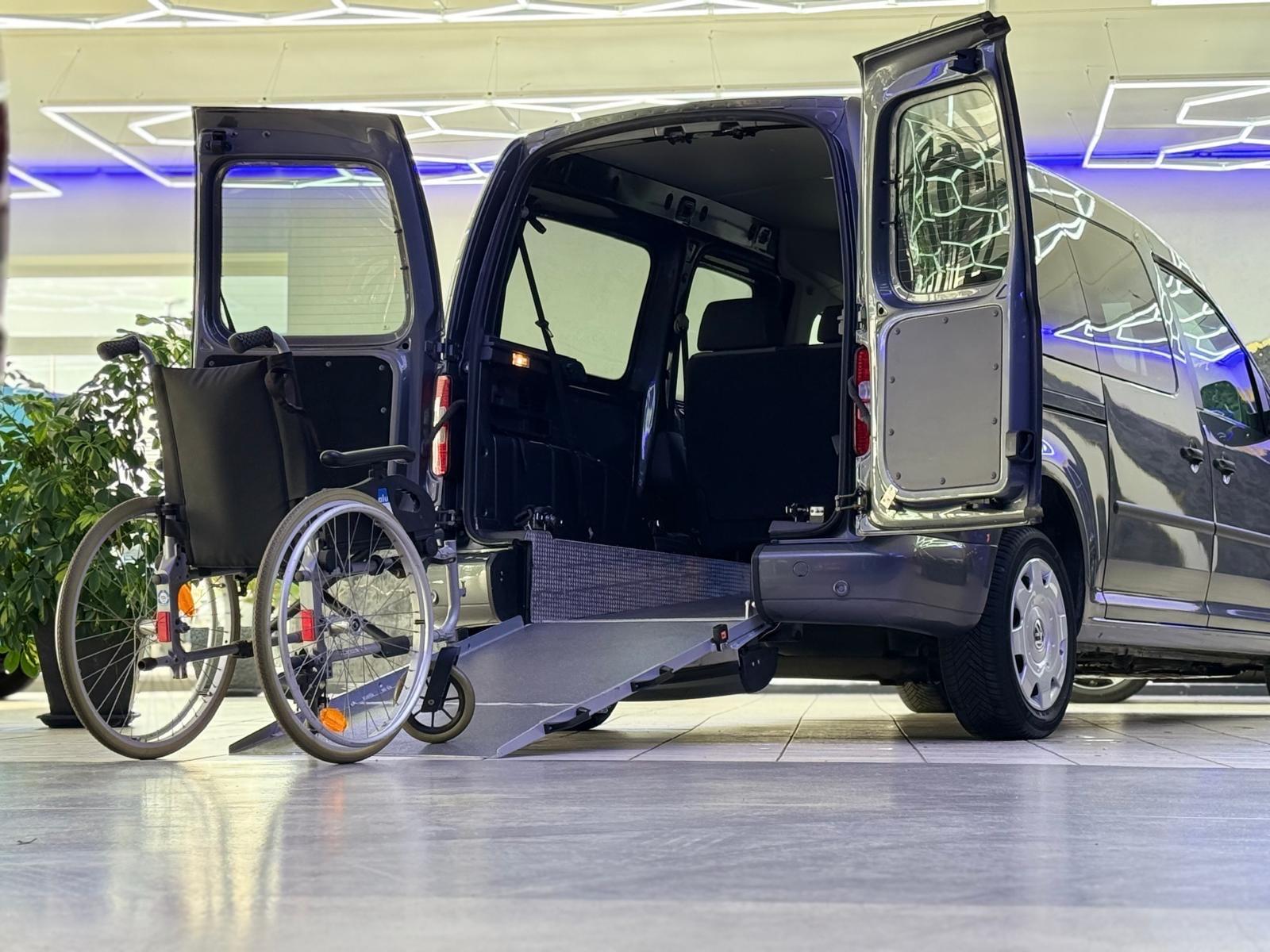 Volkswagen Caddy 1,6-Maxi-Behindertengerecht-Rampe