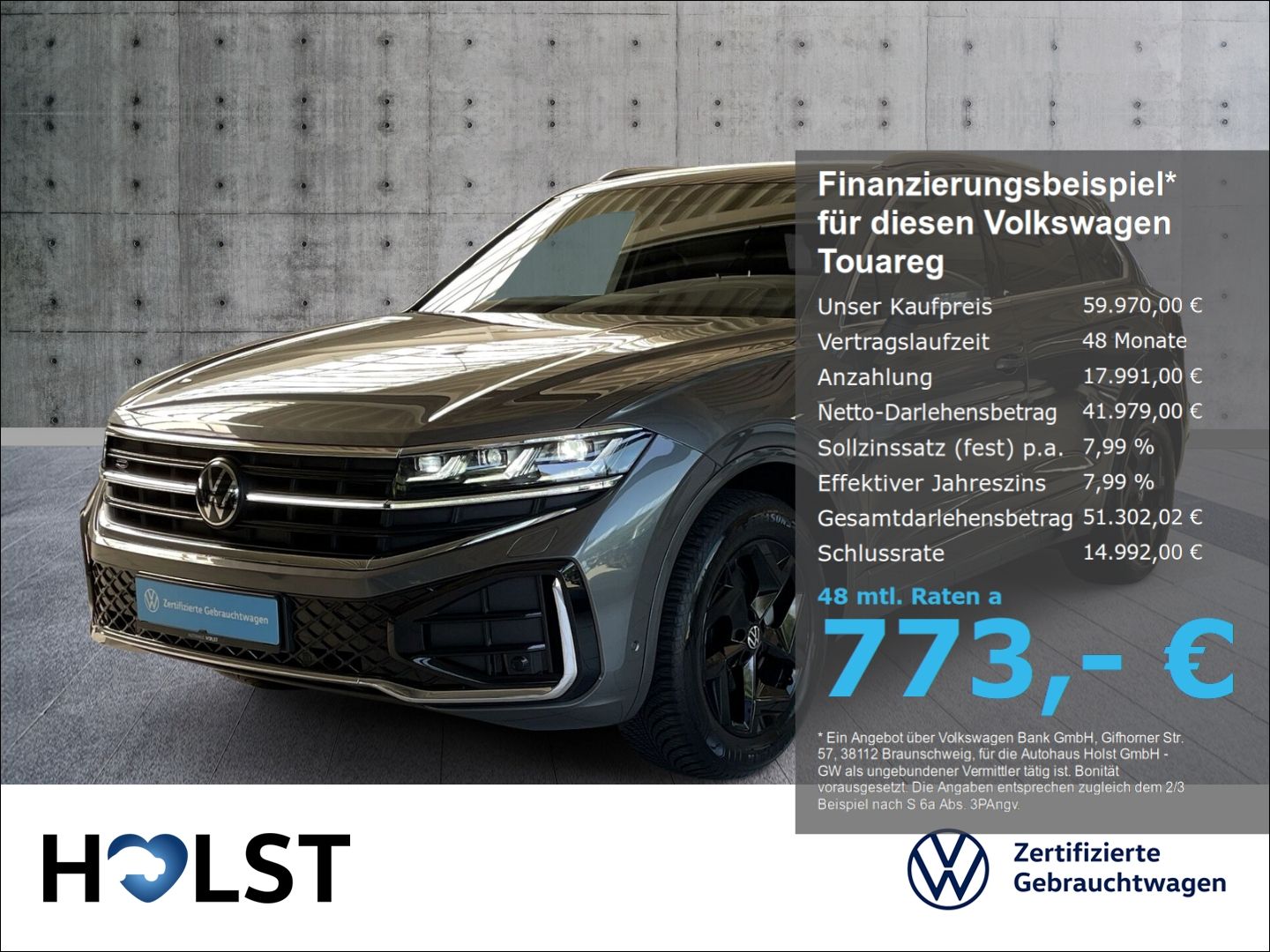 VW Touareg 3.0TDI V6 R-LINE 4Motion AHK GJR LED