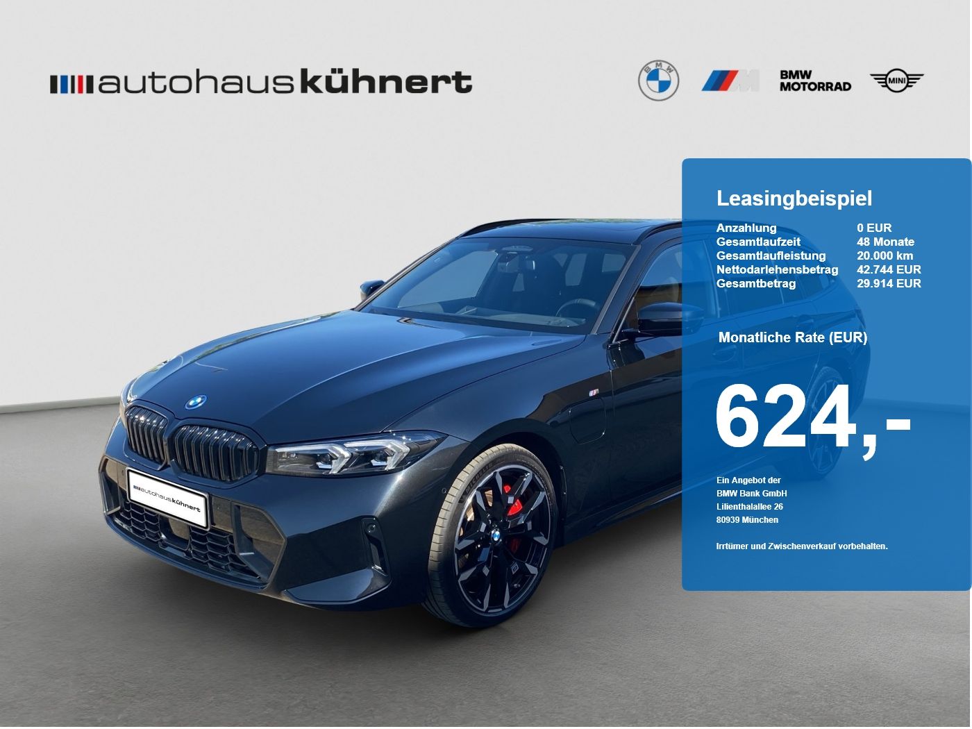 BMW 330e xDrive touring M Sport PRO PanoSD AHK AC foto 1