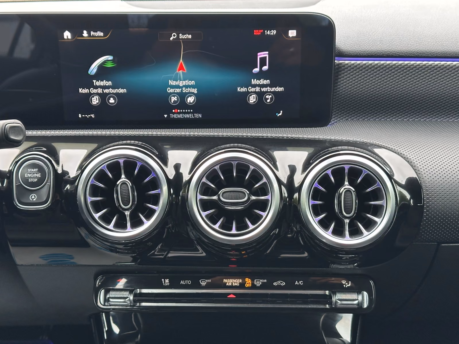 Mercedes-Benz A-Class AUTOMATIK LEDER SHZ RFK, миниатюра 15