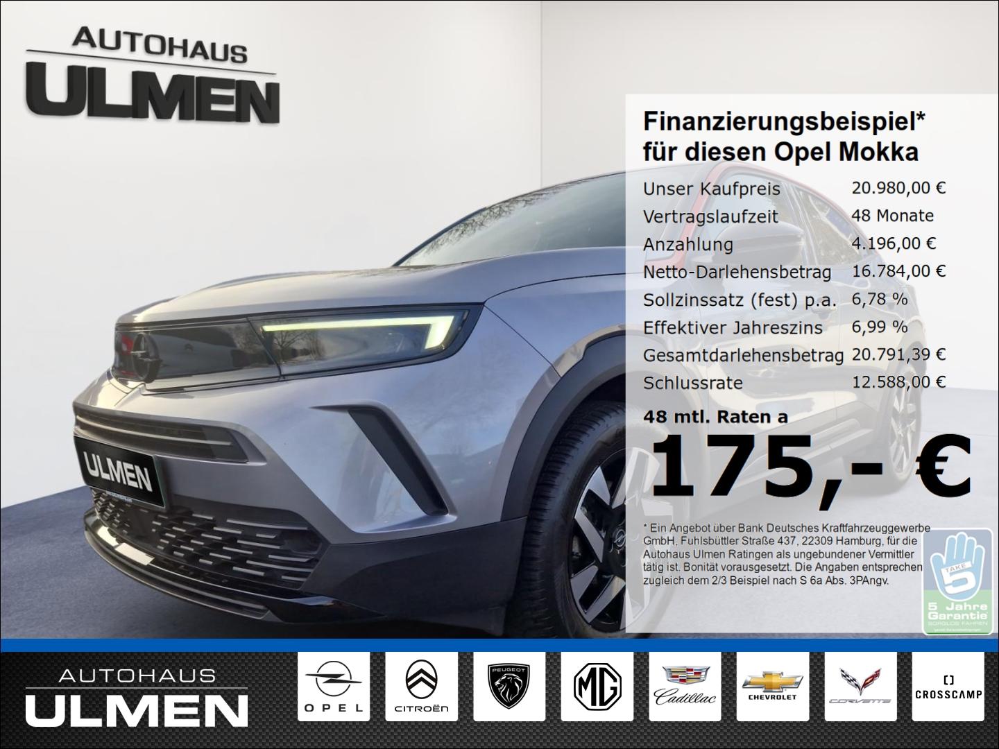 Opel Mokka GS Line Digitales Cockpit LED Apple CarPla