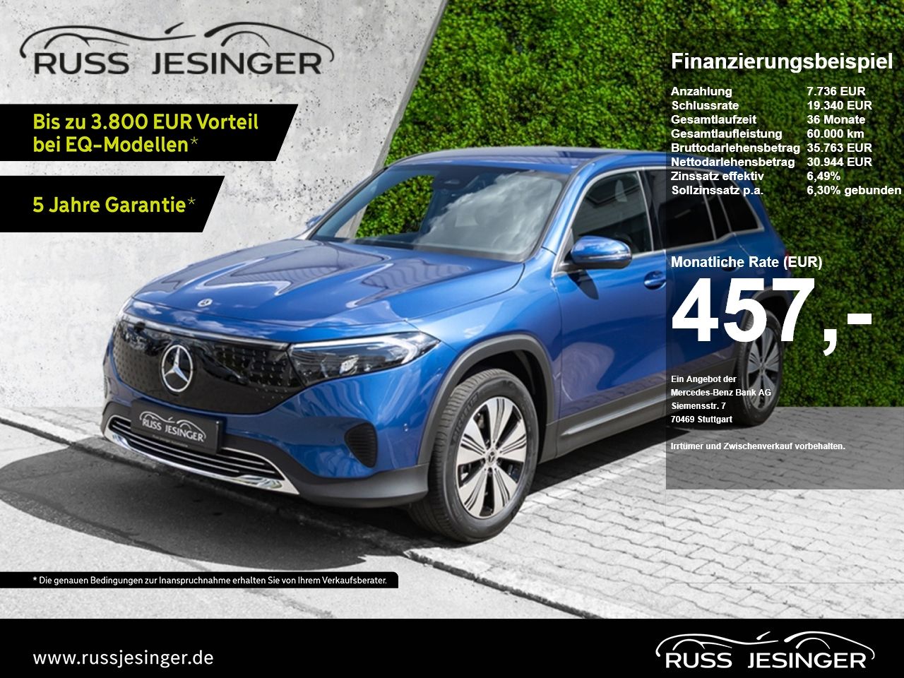 Mercedes-Benz EQB 250 Progressive Cam ParkA MBUX Navi LED