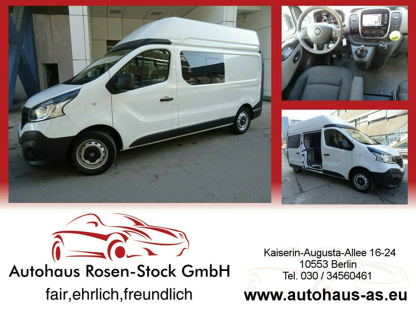 Renault Trafic 1,6 dCi 125 Energy L2H2 Hochdach Kasten
