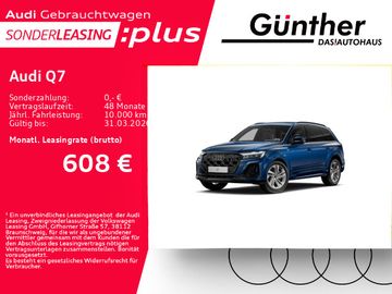 Audi Leasingangebot: Audi Q7 50 TDI S LINE+WINTERRÄDER+7 SITZER+LUFTFEDERU