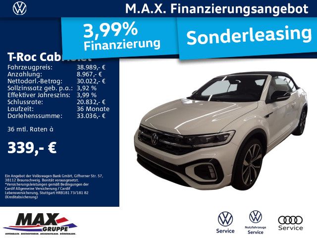 T-Roc Cabriolet 1.5 TSI DSG BLACKSTYLE LED+KAMER
