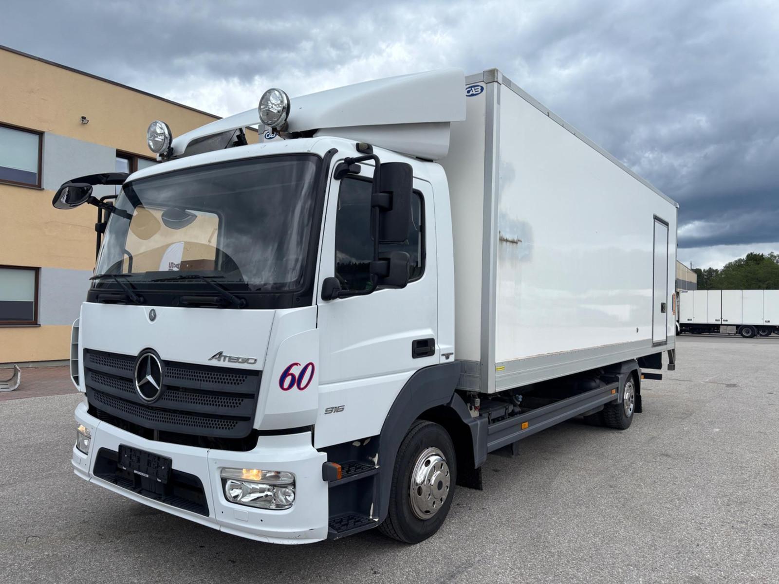 Mercedes-Benz ATEGO 916 4x2 EURO6 + HEATING BOX LOW MILEAGE