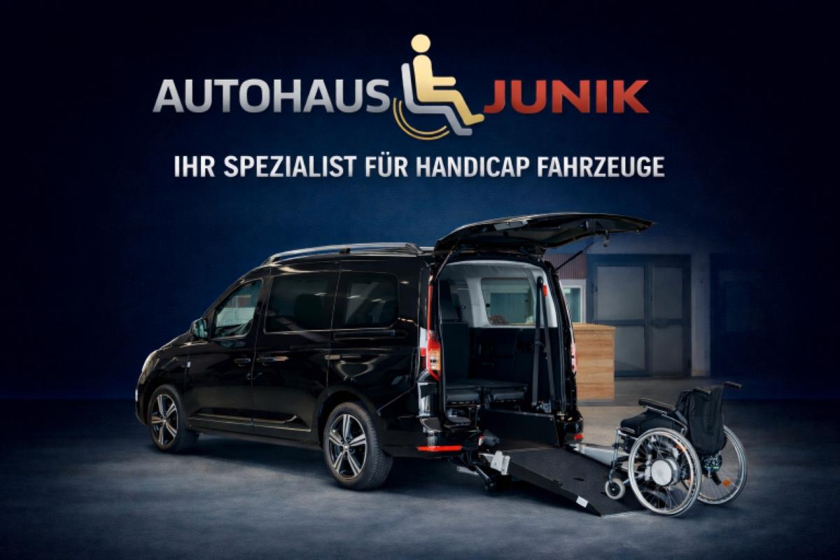 Volkswagen Caddy-DSG-2,0TDI Behindertengerecht-Rampe