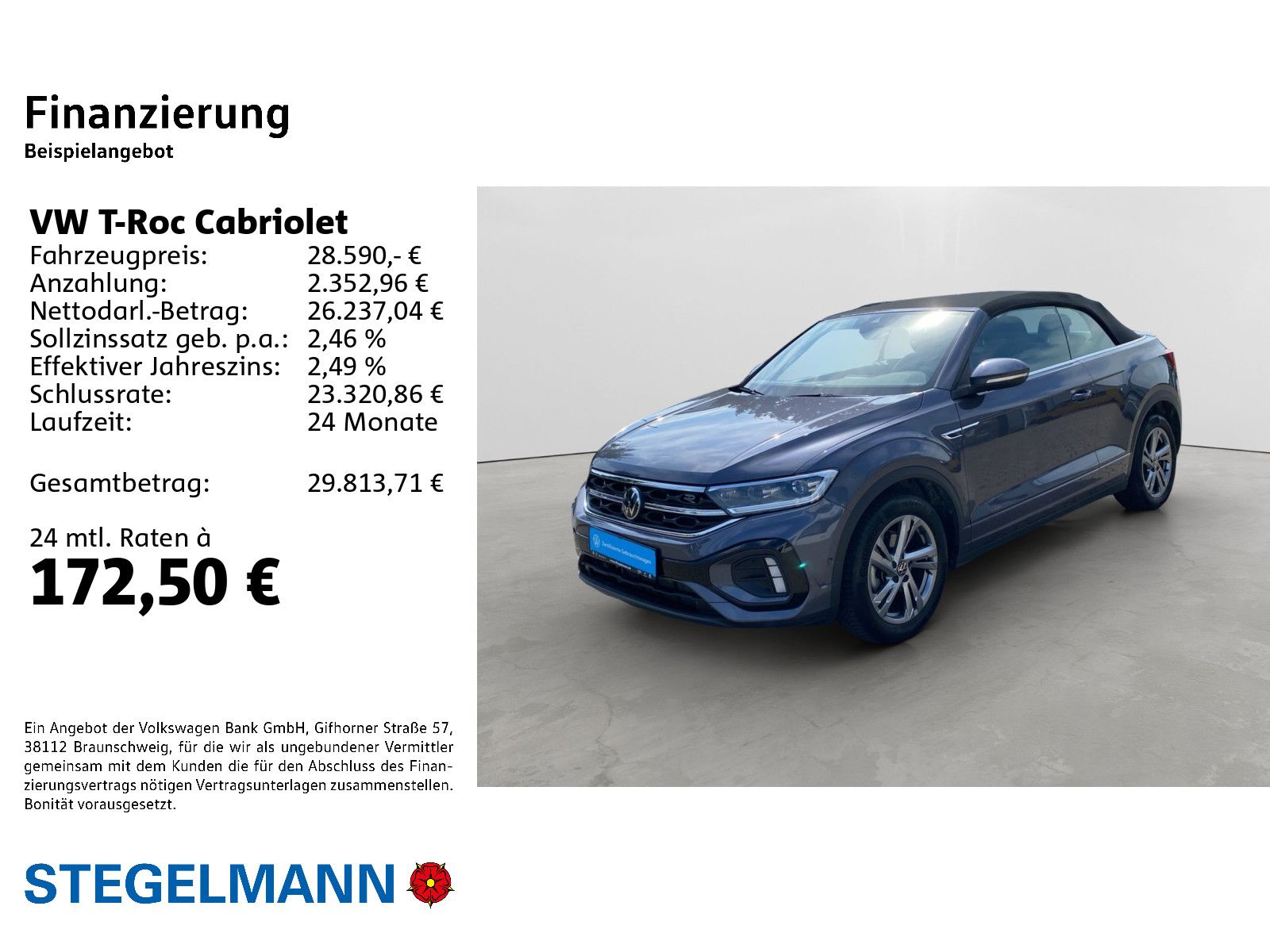 Volkswagen T-Roc Cabriolet 1.5 TSI DSG R-Line AHK LED Navi foto 2
