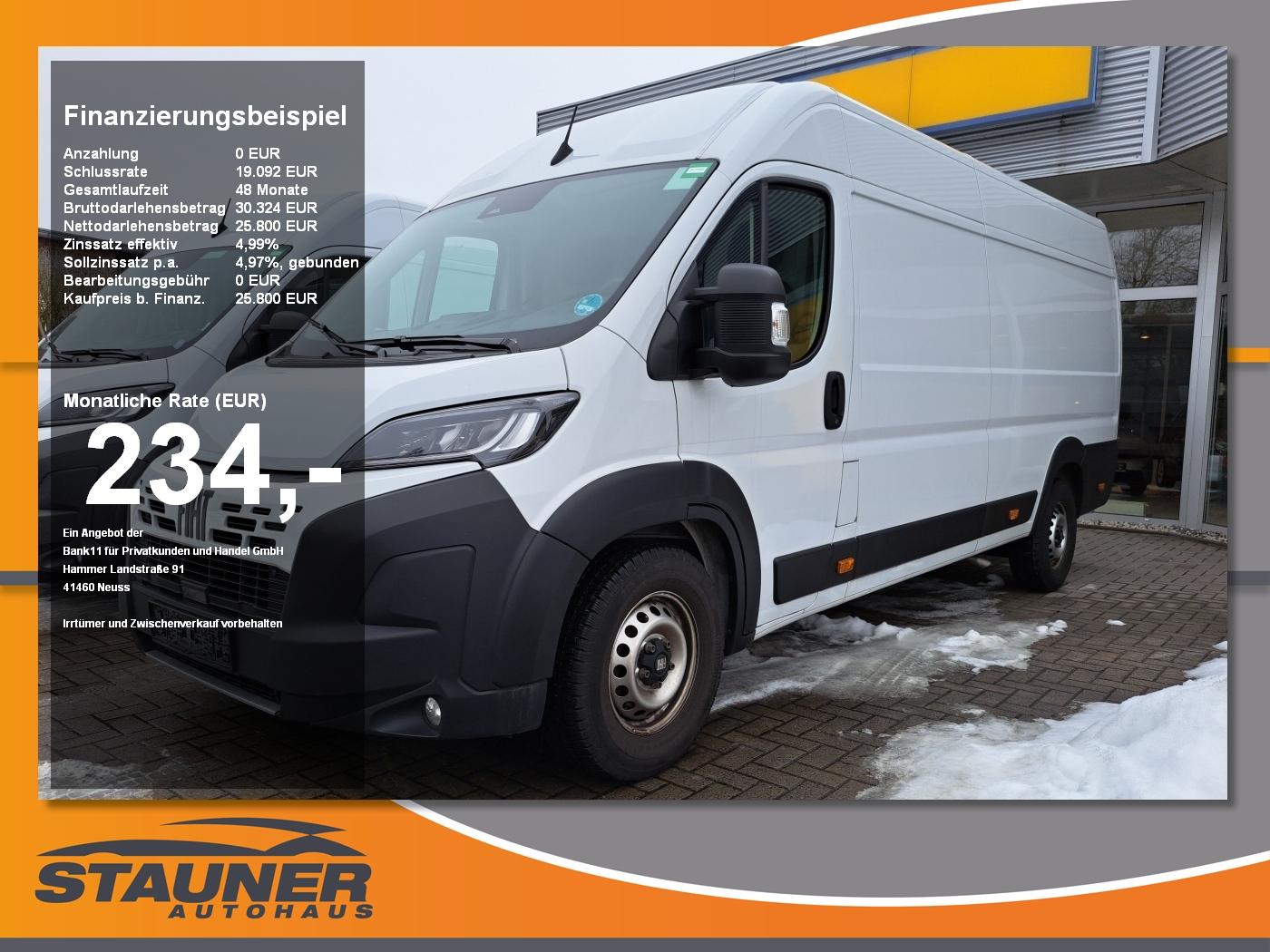 Fiat Ducato L4H2 Kastenwagen Kam. Facelift PDC