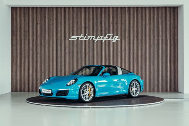 Porsche 991.2 Targa 4S, PTS Miamiblau, PCCB