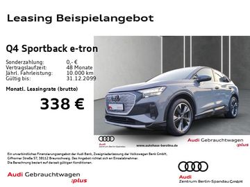Audi Leasingangebot: Audi Q4 Sportback e-tron 40 Adv. *MATRIX*NAV+*R-CAM*