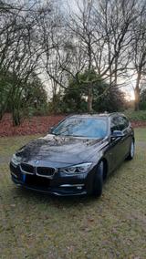 BMW 320d Touring LuxuryLi. AHK PDC Navi LED Panorama - BMW 320: Braun, Leder