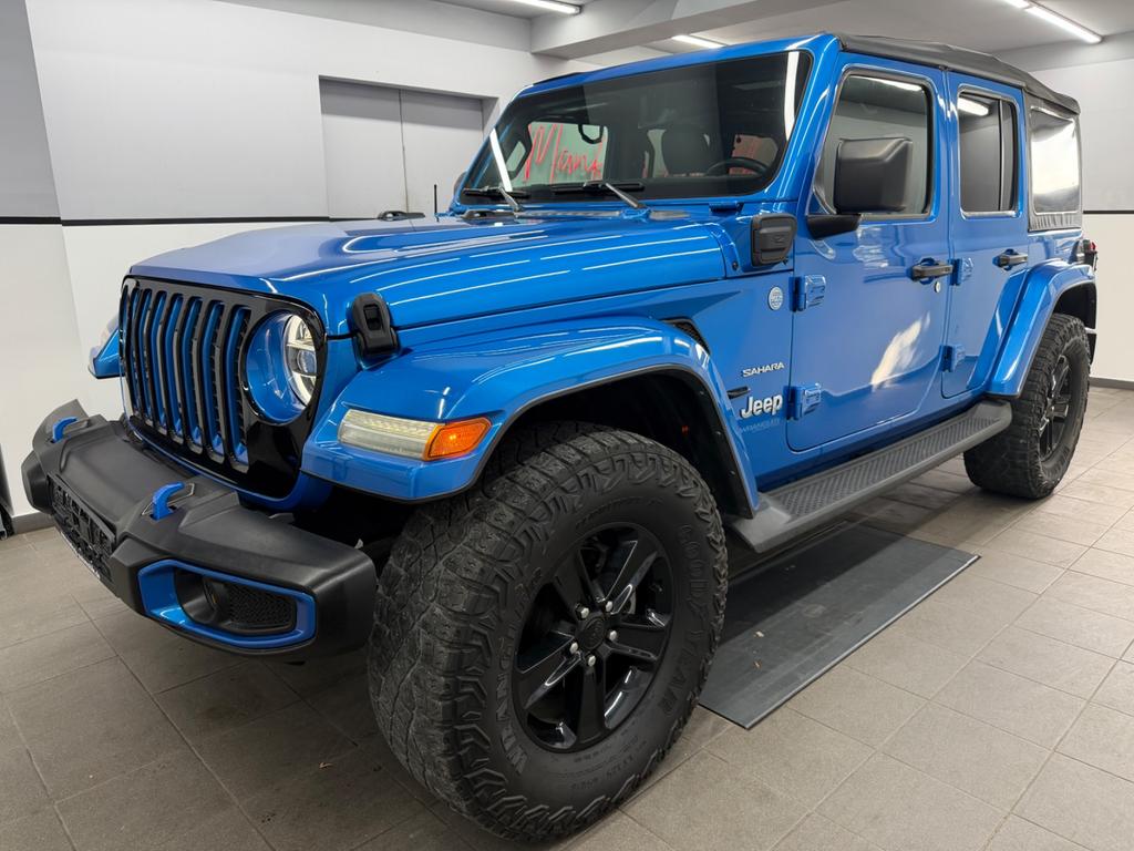 Jeep Wrangler 20 4XE Unlimited SaharaHydro BlueLED 2022