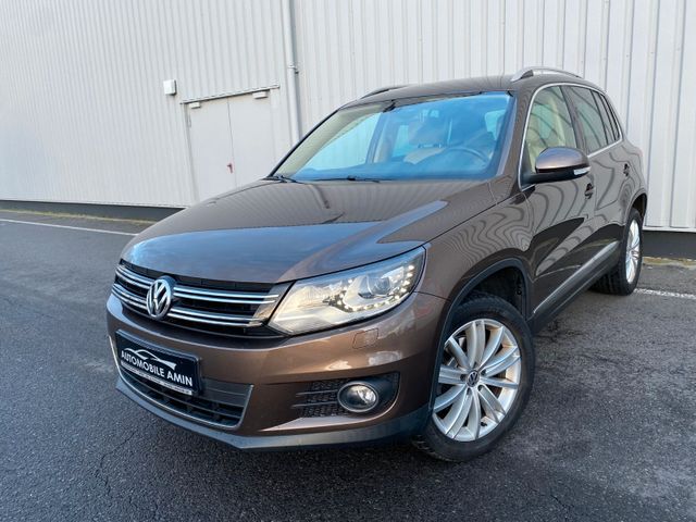 Volkswagen Tiguan Sport & Style Vollleder beige AHK Sitzhzg