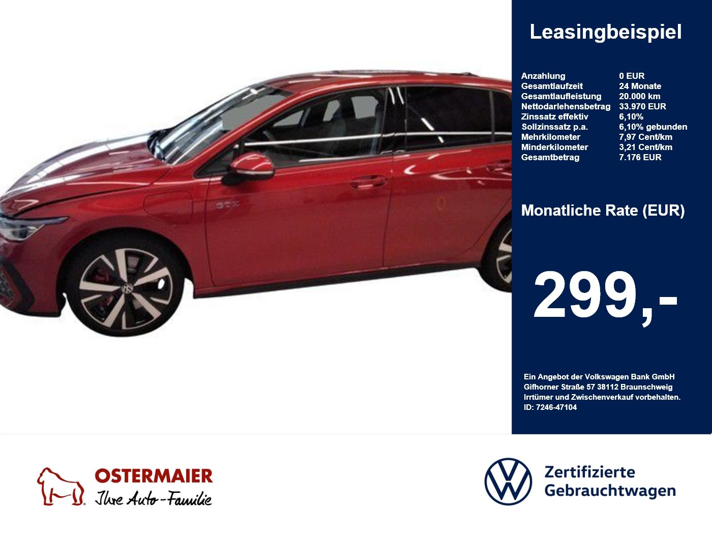 Volkswagen Golf VIII GTE 272PS DSG HYBRID ACC.5J-G.AHK.AREA foto 1