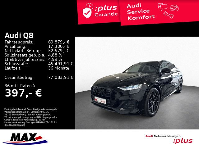 Q8 50 TDI QUATTRO S LINE +MATRIX+RAUTE+PANO+AHK+