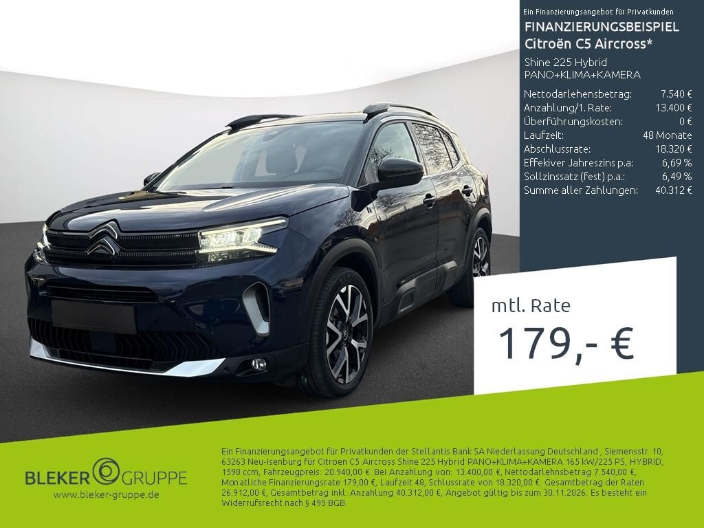 Citroën C5 Aircross Shine 225 Hybrid PANO+KLIMA+KAMERA
