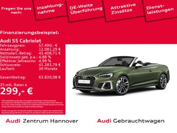 Audi Leasingangebot: Audi S5 Cabriolet 3.0 TFSI quattro Matrix Kamera virt