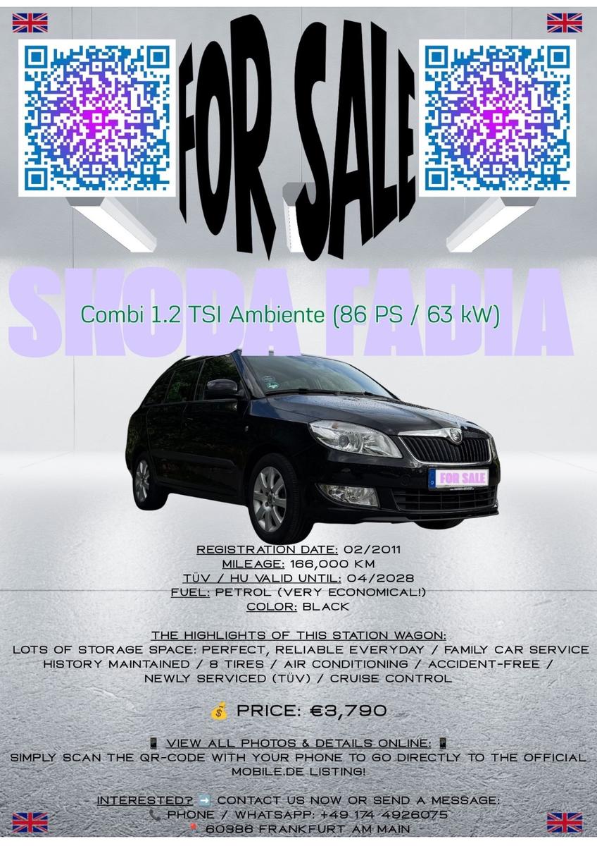 Skoda Fabia Kombi | TÜV 04/2028 | Unfallfrei |8xReifen