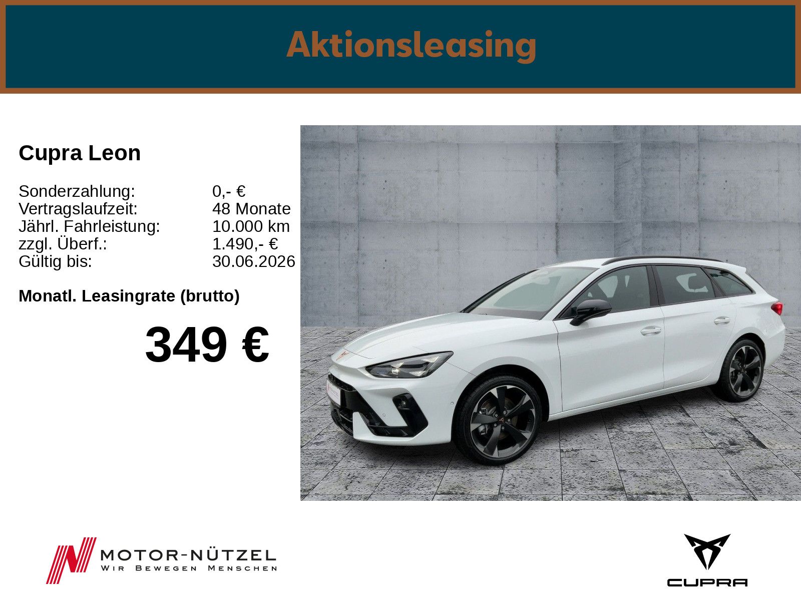 Cupra Leon ST 204PS/ Sennheiser/ MATRIX/ AHK/ NAVI/SHZ