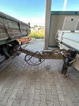 Möslein Dreiseiten-Tandemkipper mit Bagger Auffahrrampen - Gebraucht Bagger