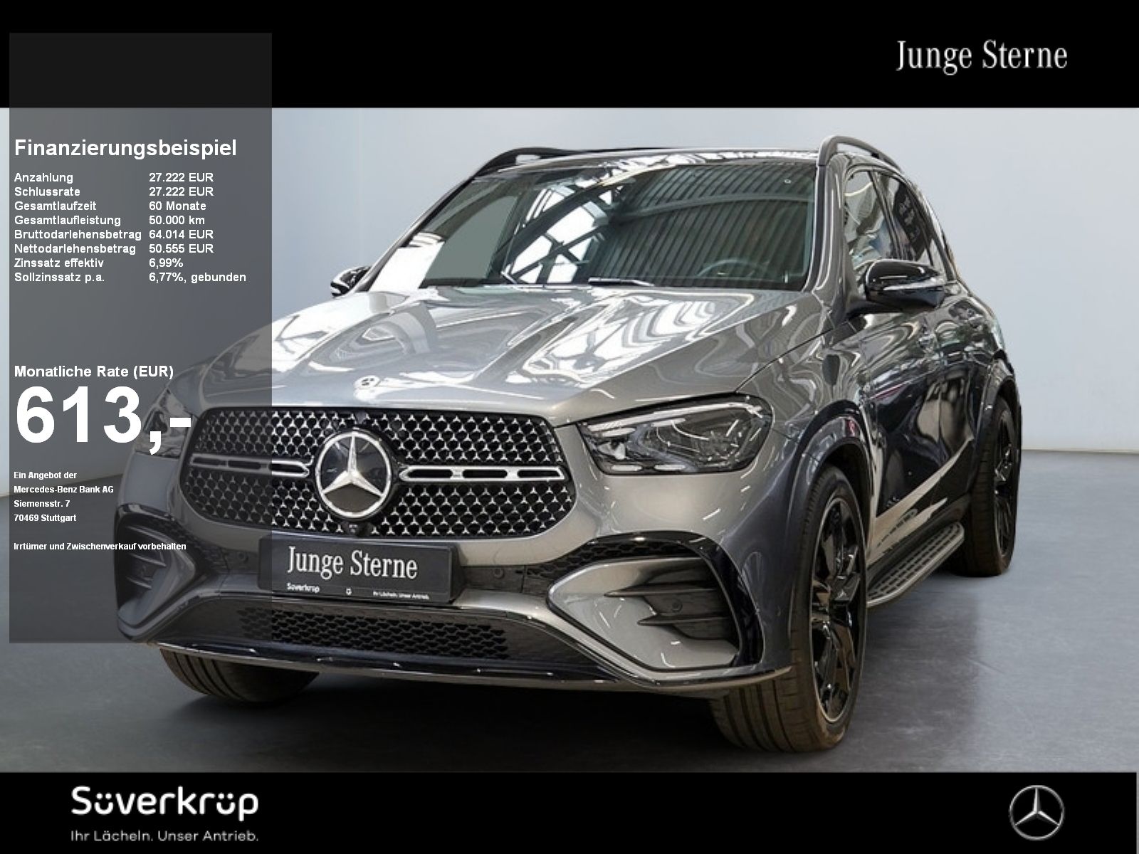 Mercedes Mercedes-Benz GLE 350 de 4M , AMG BURM NIGHT WIDE 