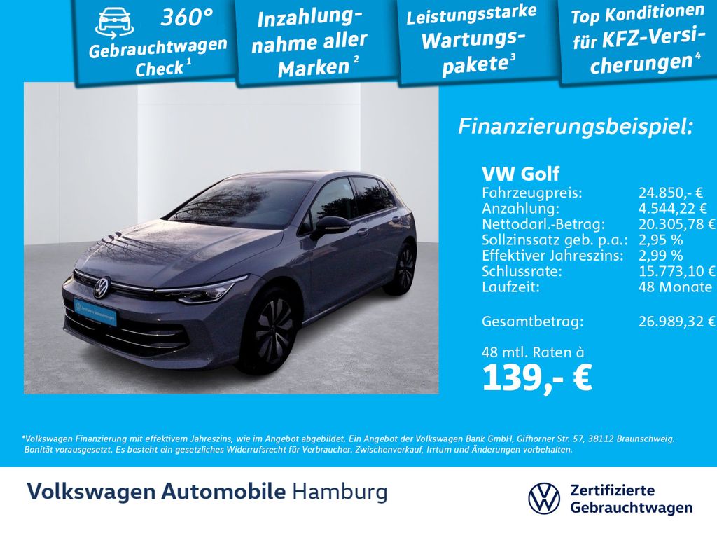 Golf VIII GOAL 1.5 TSI AHK Sitzheizung CarPlay