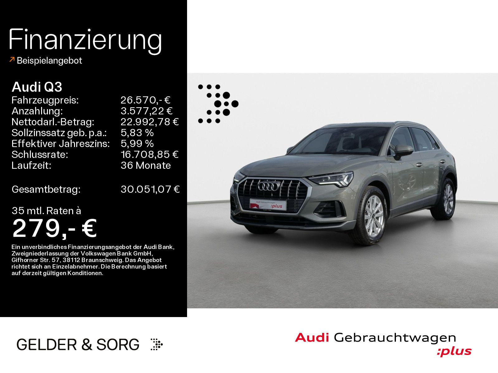 Audi Q3 35 TDI Virtual*Matrix*Navi*Sound*Alcantara
