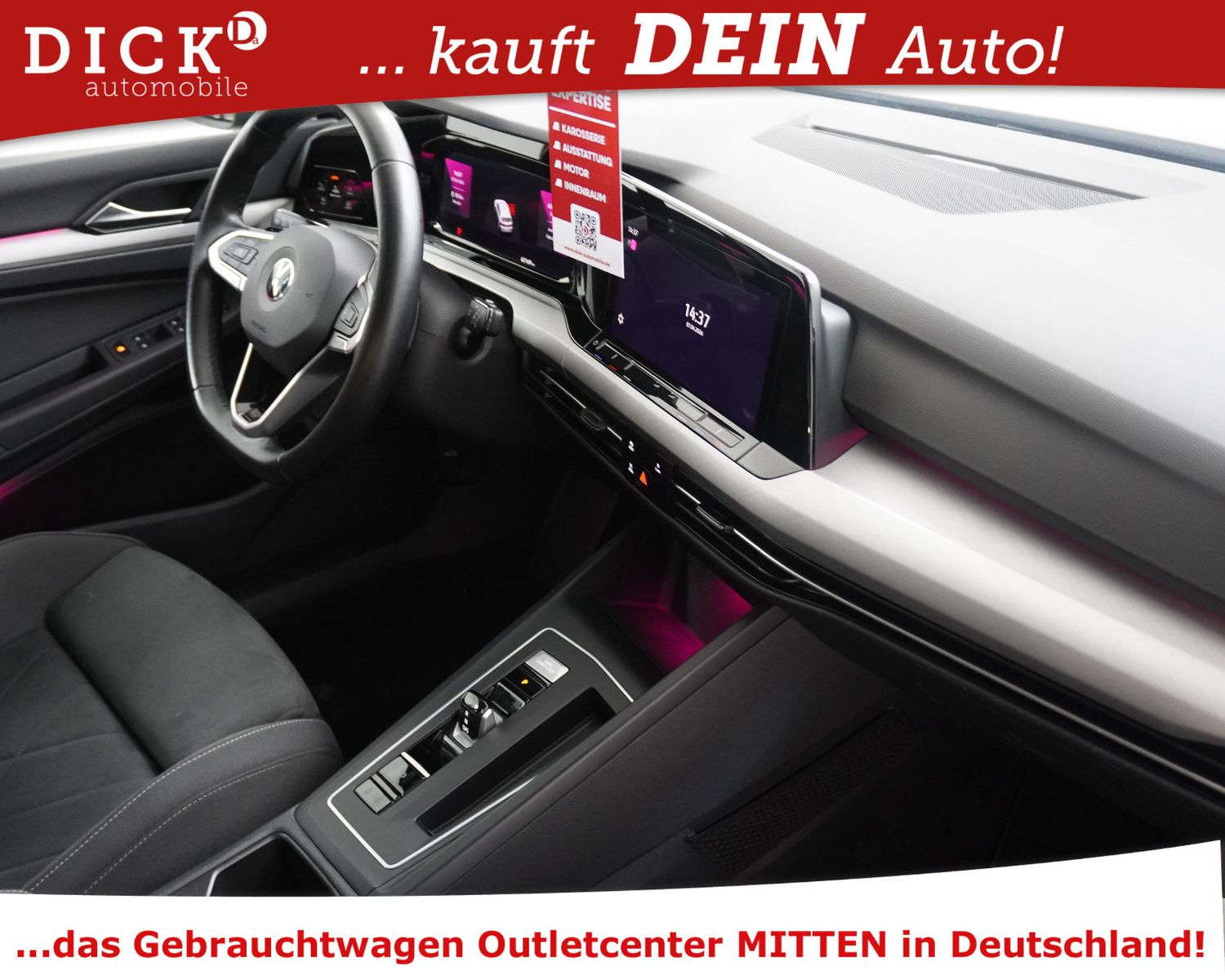 Fahrzeugabbildung Volkswagen Golf VIII 2.0d DSG Life MEMO+MASSAG+VIRTU+AHK+AC