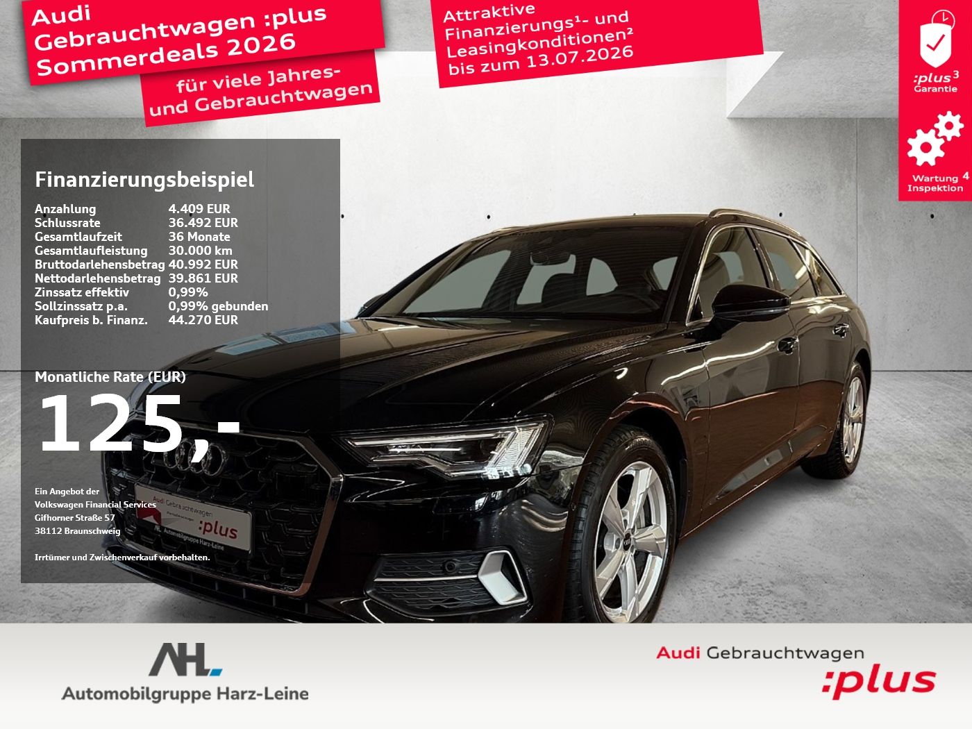 Audi A6 Avant 45 TFSI advanced S-tronic Matrix Navi A