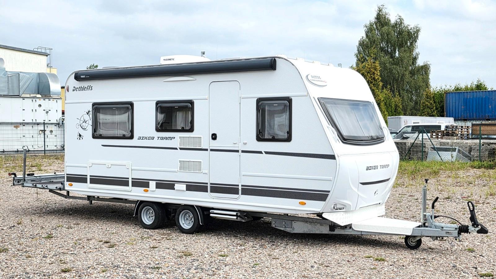 Dethleffs BIKER TRAMP 460 LE !VERSTELLACHSE+MOTORRADBÜHNE!