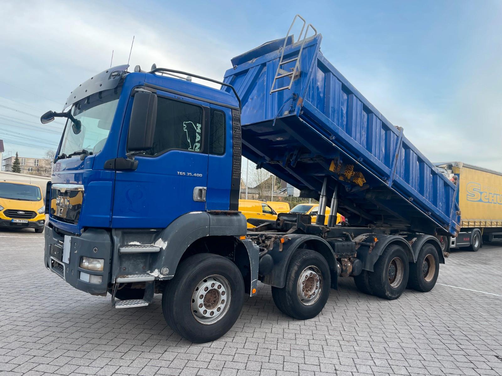 MAN TGS 35.400 Dreiseitenkipper, meiler, 8x4