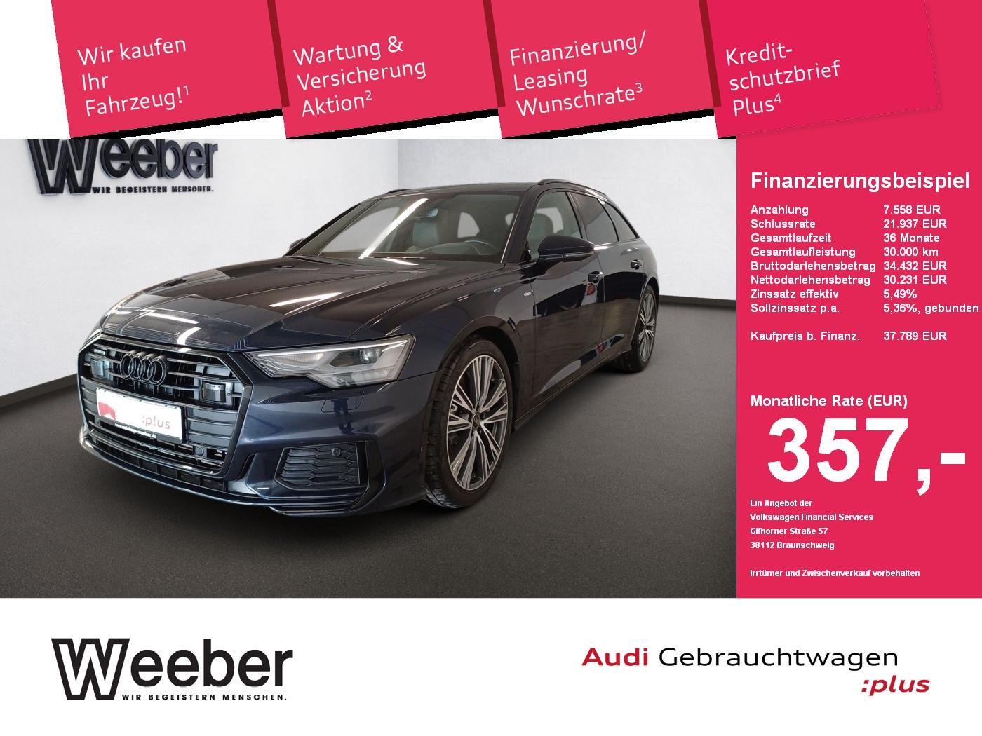 Audi A6 Avant quattro sport *HUD*LEDER*BLACKSTYLE*PAN