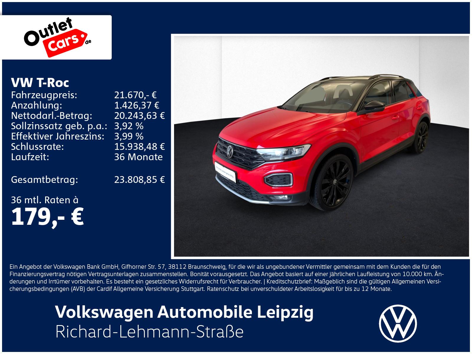 Volkswagen T-Roc Sport 1.5 TSI DSG *LED*Navi*Rear View*