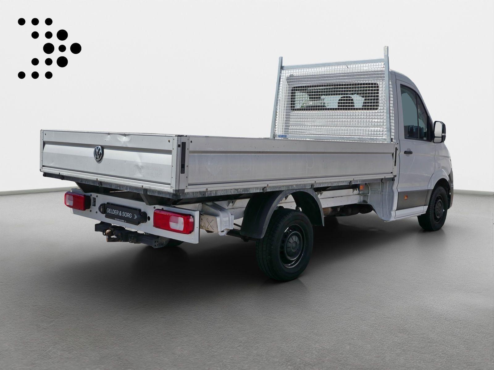 Volkswagen Crafter 35 Pritsche MR TDI Autom*AHK*Leiterträg*, миниатюра 2